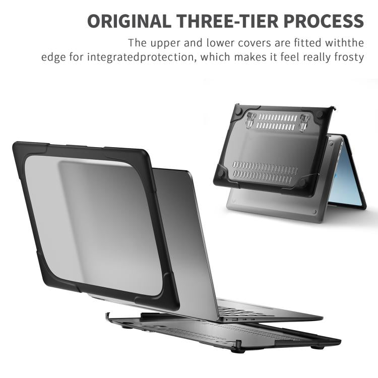 For Microsoft Surface Laptop 7 13.8 inch TPU + PC Two-color Anti-fall Laptop Protective Case