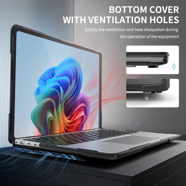 For Microsoft Surface Laptop 7 13.8 inch TPU + PC Two-color Anti-fall Laptop Protective Case