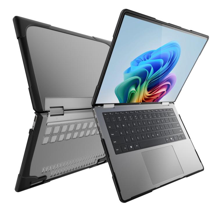 For HP ENVY X360-14 2024 TPU + PC Two-color Anti-fall Laptop Protective Case