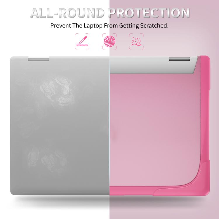 For HP ENVY X360-14 2024 TPU + PC Two-color Anti-fall Laptop Protective Case