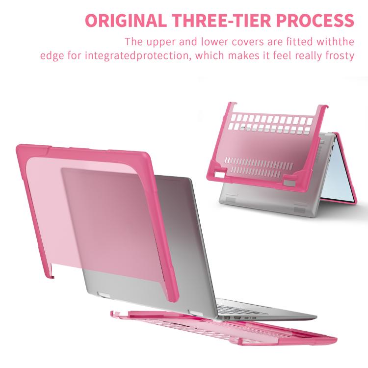For HP ENVY X360-14 2024 TPU + PC Two-color Anti-fall Laptop Protective Case