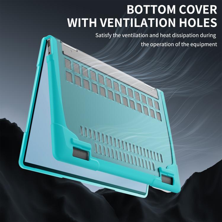 For HP ENVY X360-14 2024 TPU + PC Two-color Anti-fall Laptop Protective Case