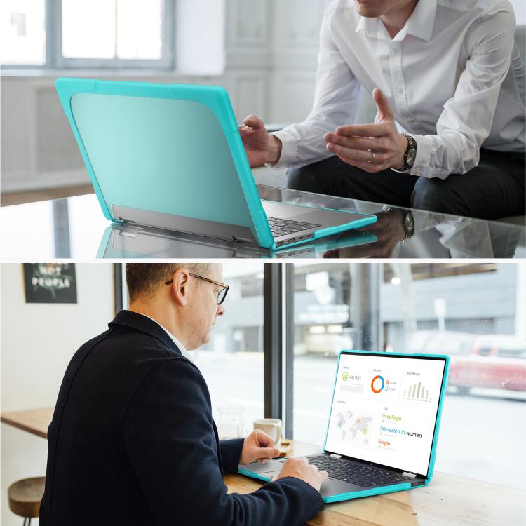 For HP ENVY X360-14 2024 TPU + PC Two-color Anti-fall Laptop Protective Case