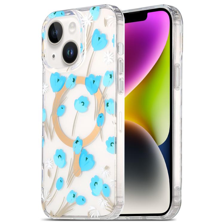 For iPhone 14 Plus Dual-side Laminating IMD MagSafe Phone Case