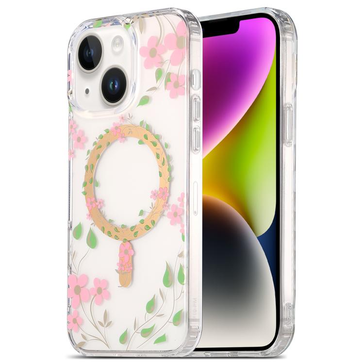 For iPhone 14 Plus Dual-side Laminating IMD MagSafe Phone Case