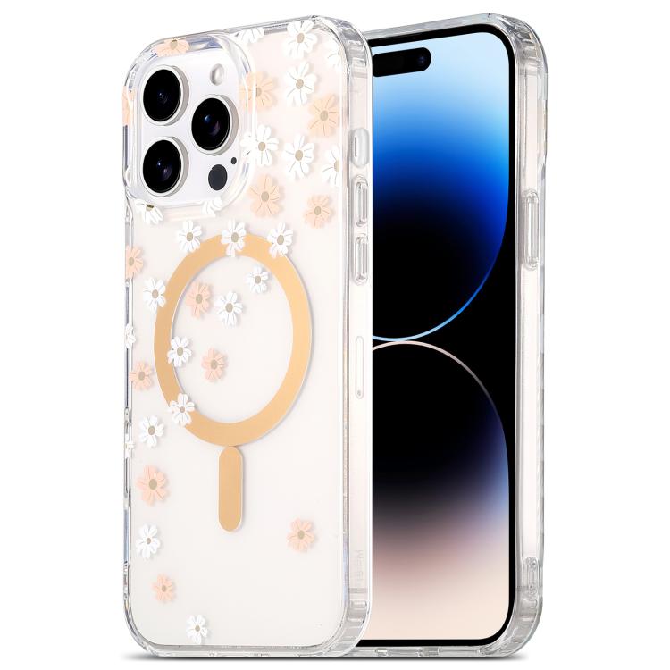 For iPhone 14 Pro Dual-side Laminating IMD MagSafe Phone Case