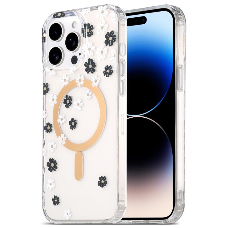 For iPhone 14 Pro Dual-side Laminating IMD MagSafe Phone Case