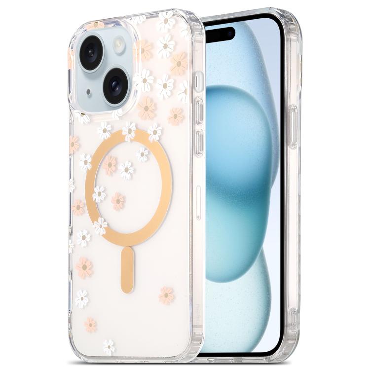 For iPhone 15 Dual-side Laminating IMD MagSafe Phone Case