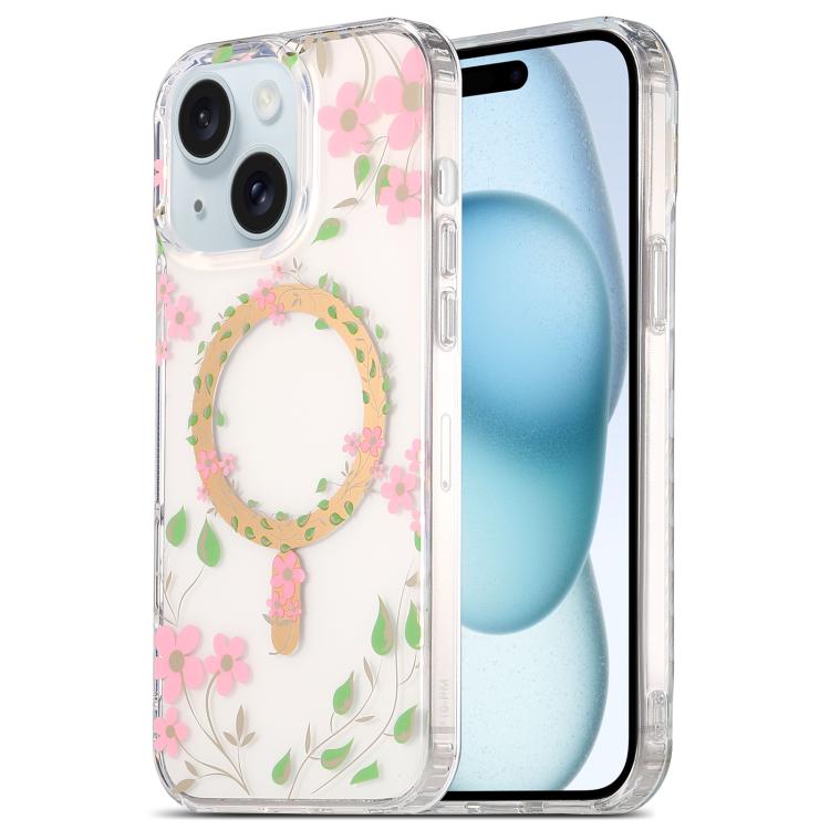 For iPhone 15 Dual-side Laminating IMD MagSafe Phone Case