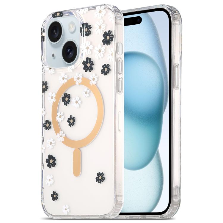 For iPhone 15 Plus Dual-side Laminating IMD MagSafe Phone Case