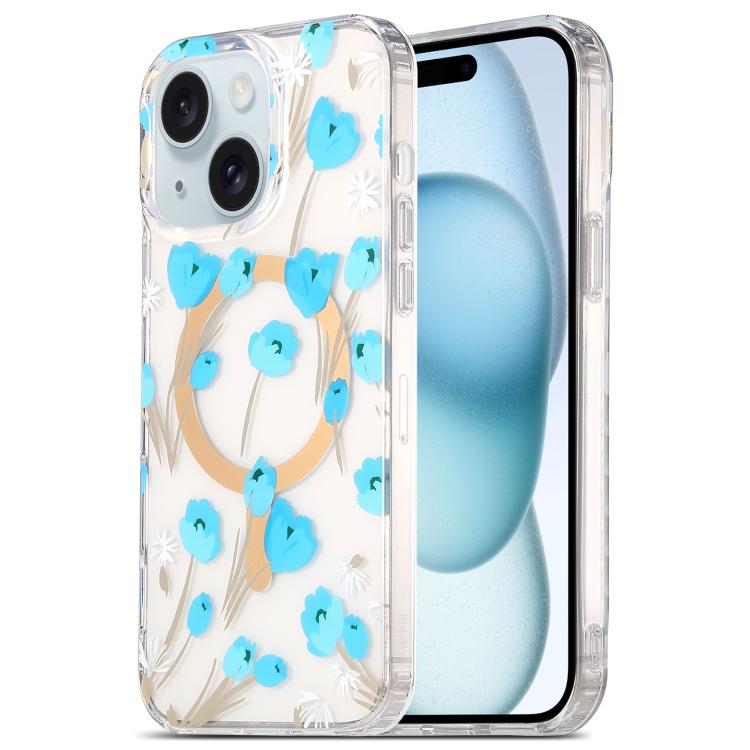 For iPhone 15 Plus Dual-side Laminating IMD MagSafe Phone Case