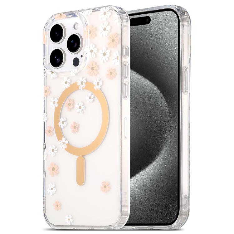 For iPhone 15 Pro Dual-side Laminating IMD MagSafe Phone Case