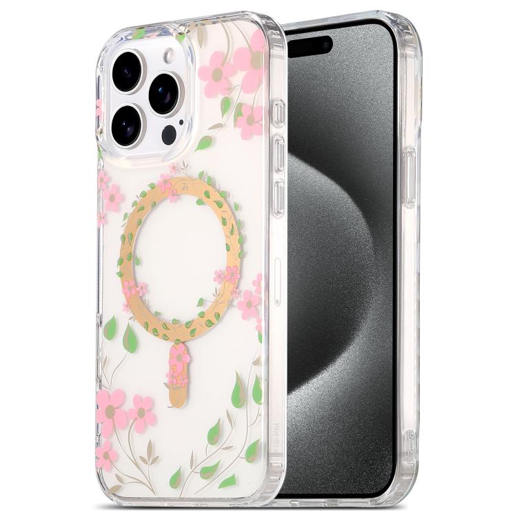 For iPhone 15 Pro Max Dual-side Laminating IMD MagSafe Phone Case