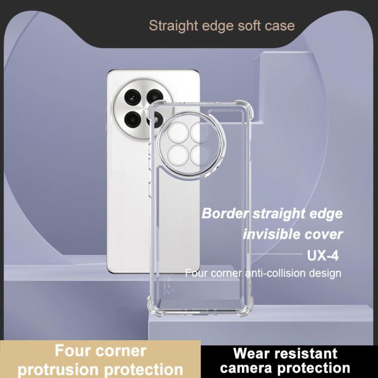 For OnePlus Ace 5 / Ace 5 Pro IMAK UX-4 Series Four-corner Shockproof Phone Case - Transparent