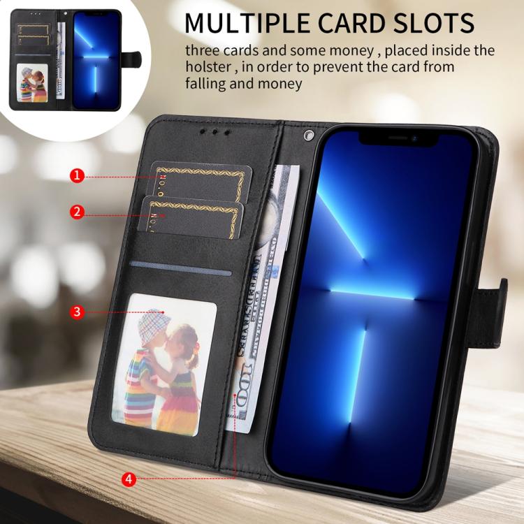 For Motorola Moto G05 / E15 Classic Calf Texture Flip Leather Phone Case
