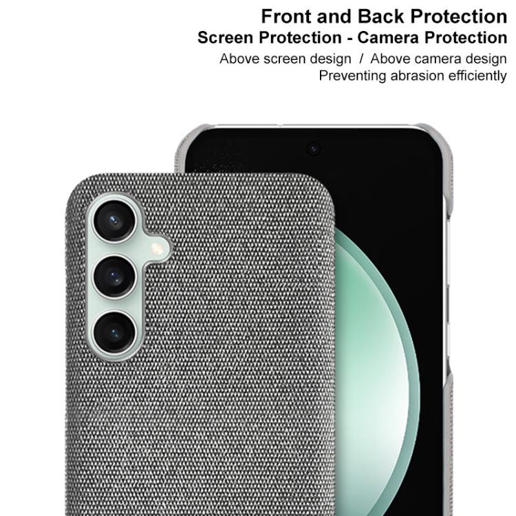 For Samsung Galaxy S24 FE 5G imak Ruiyi Series Cloth Texture PU + PC Phone Case