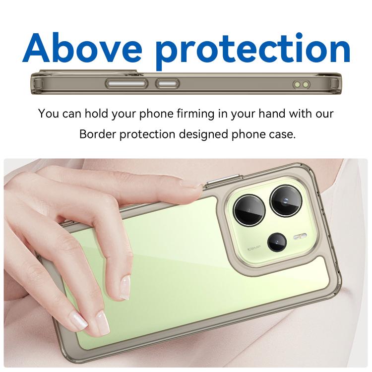 For Redmi Note 14 4G 164.84mm Colorful Series Acrylic Hybrid TPU Phone Case