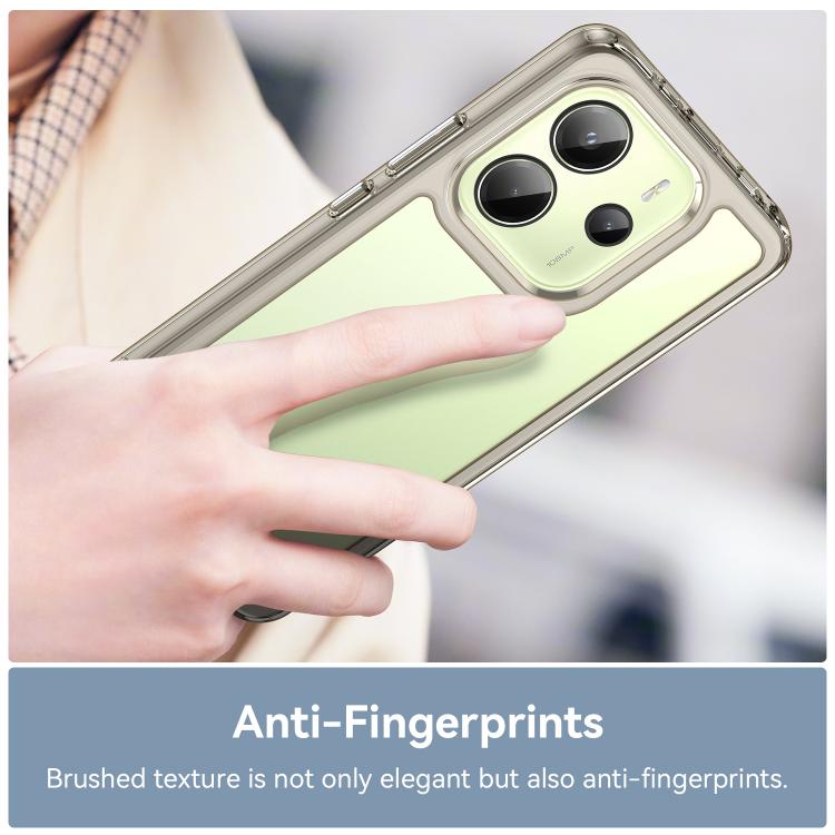 For Redmi Note 14 4G 164.84mm Colorful Series Acrylic Hybrid TPU Phone Case