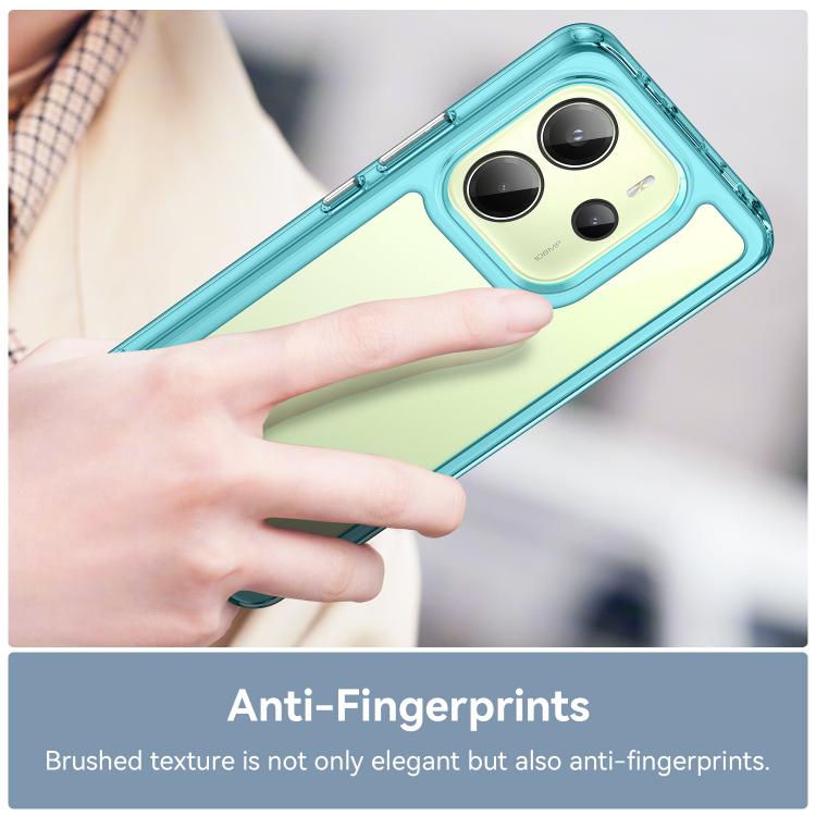 For Redmi Note 14 4G 164.84mm Colorful Series Acrylic Hybrid TPU Phone Case