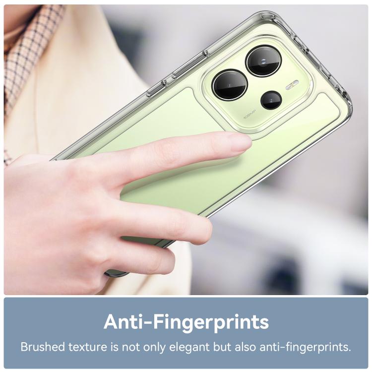 For Redmi Note 14 4G 164.84mm Colorful Series Acrylic Hybrid TPU Phone Case