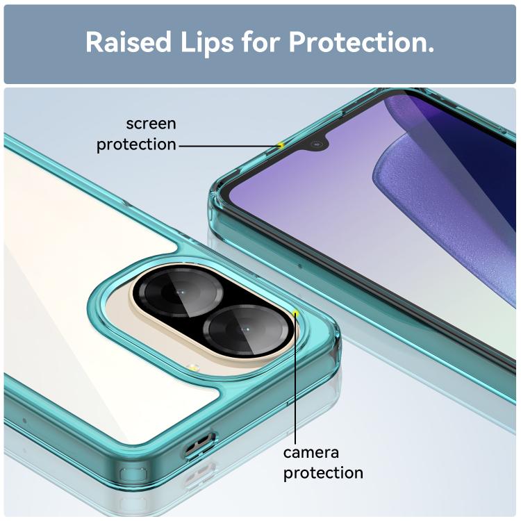 For Redmi A5 4G 171.7mm / Poco C71 Colorful Series Acrylic Hybrid TPU Phone Case