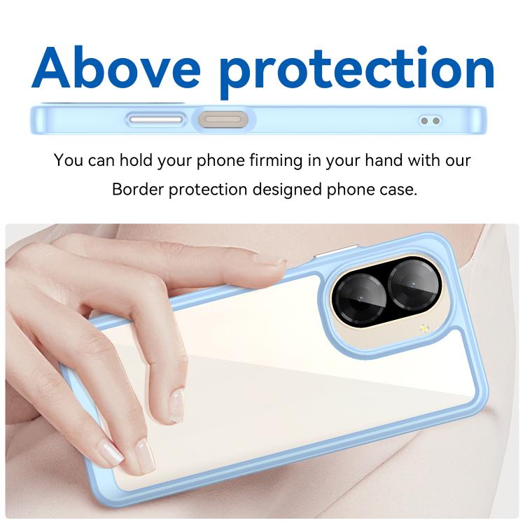 For Redmi A5 4G 173.3mm EU Colorful Series Acrylic Hybrid TPU Phone Case