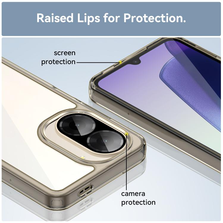 For Redmi A5 4G 173.3mm EU Colorful Series Acrylic Hybrid TPU Phone Case