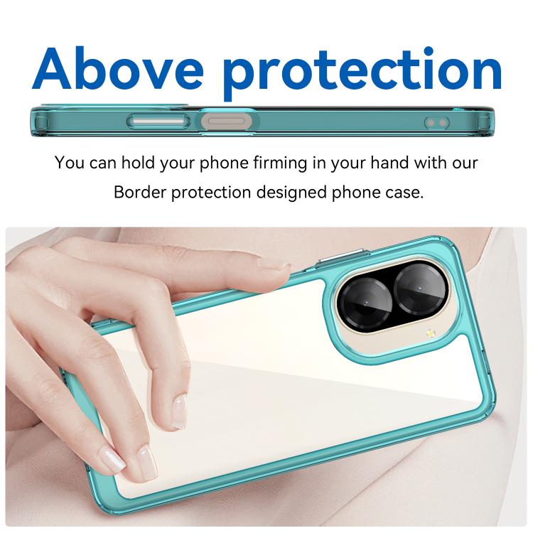For Redmi A5 4G 173.3mm EU Colorful Series Acrylic Hybrid TPU Phone Case