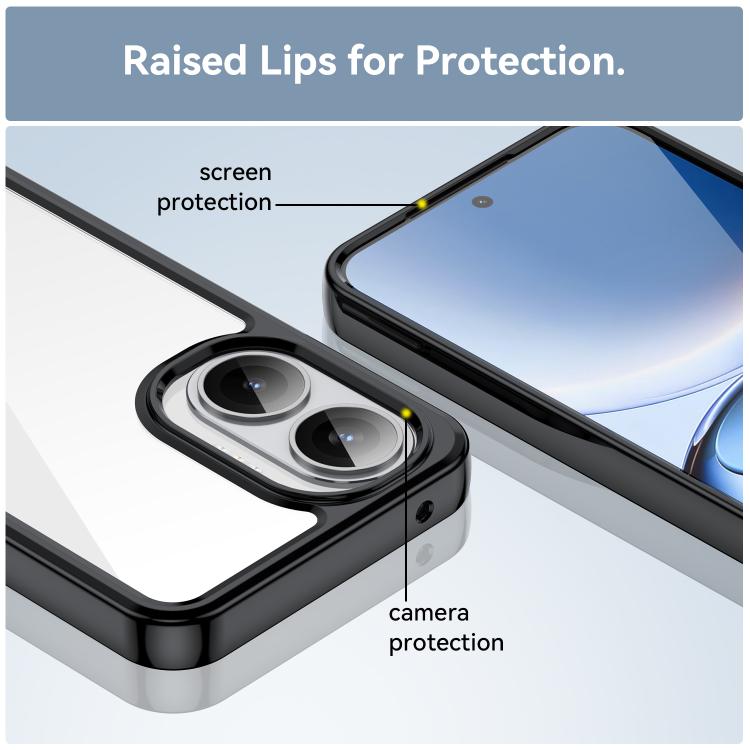 For Redmi Turbo 4 Pro Colorful Series Acrylic Hybrid TPU Phone Case