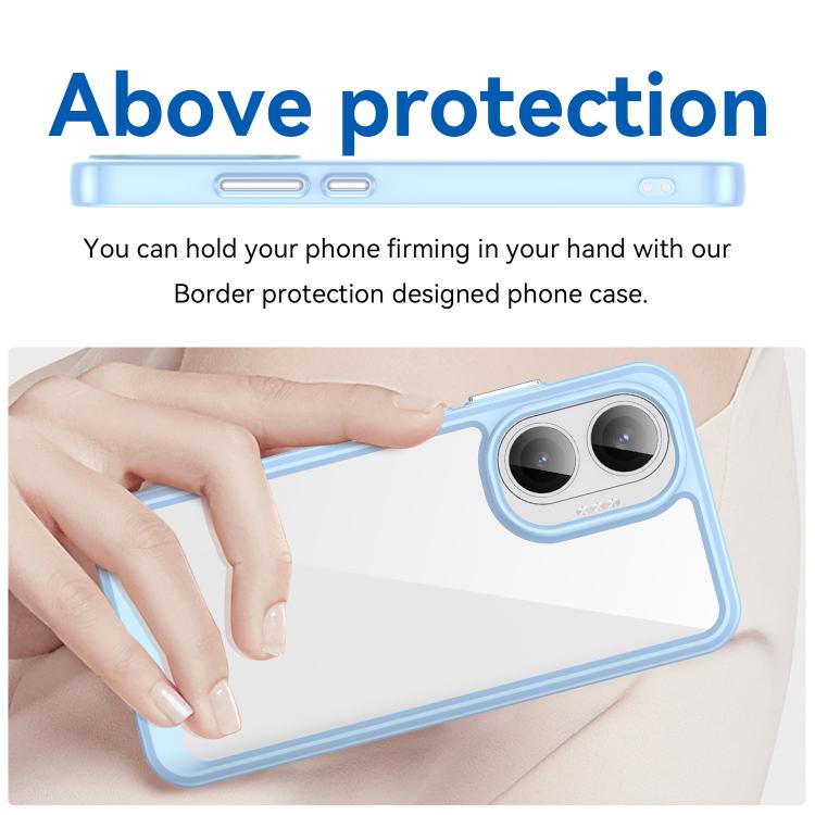 For Redmi Turbo 4 Pro Colorful Series Acrylic Hybrid TPU Phone Case