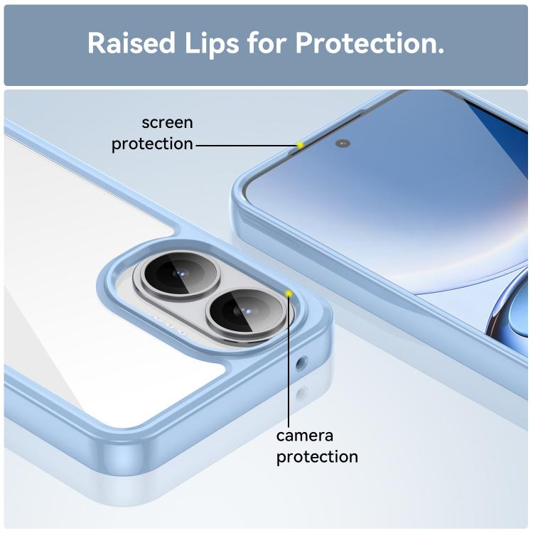 For Redmi Turbo 4 Pro Colorful Series Acrylic Hybrid TPU Phone Case