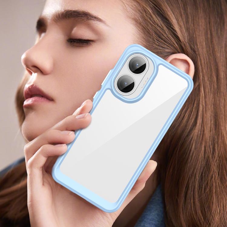 For Redmi Turbo 4 Pro Colorful Series Acrylic Hybrid TPU Phone Case