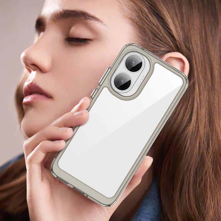 For Redmi Turbo 4 Pro Colorful Series Acrylic Hybrid TPU Phone Case