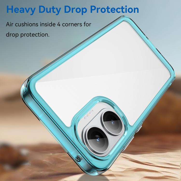 For Redmi Turbo 4 Pro Colorful Series Acrylic Hybrid TPU Phone Case
