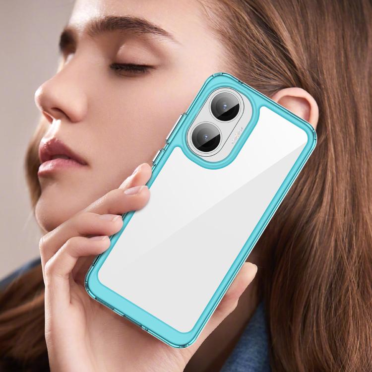 For Redmi Turbo 4 Pro Colorful Series Acrylic Hybrid TPU Phone Case