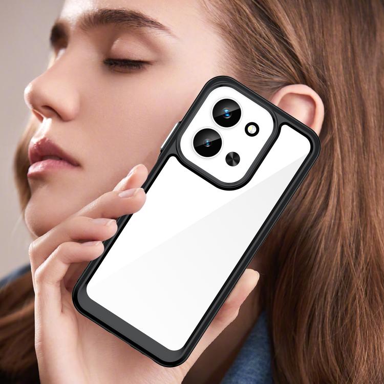 For Redmi 15C 5G / 4G EU 173mm Colorful Series Acrylic Hybrid TPU Phone Case
