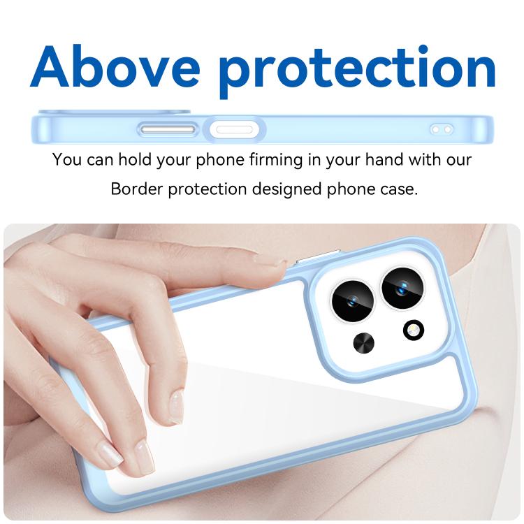 For Redmi 15C 5G / 4G EU 173mm Colorful Series Acrylic Hybrid TPU Phone Case