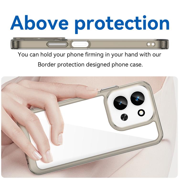 For Redmi 15C 5G / 4G EU 173mm Colorful Series Acrylic Hybrid TPU Phone Case