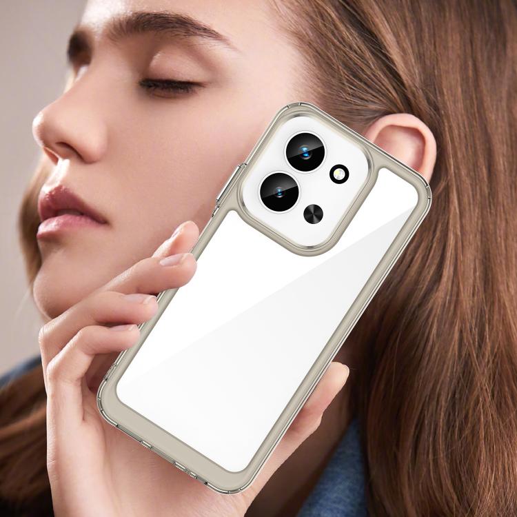 For Redmi 15C 5G / 4G EU 173mm Colorful Series Acrylic Hybrid TPU Phone Case