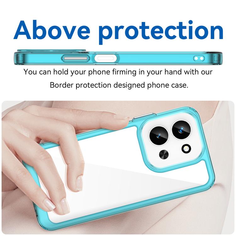 For Redmi 15C 5G / 4G EU 173mm Colorful Series Acrylic Hybrid TPU Phone Case