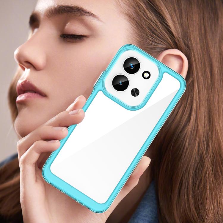 For Redmi 15C 5G / 4G EU 173mm Colorful Series Acrylic Hybrid TPU Phone Case