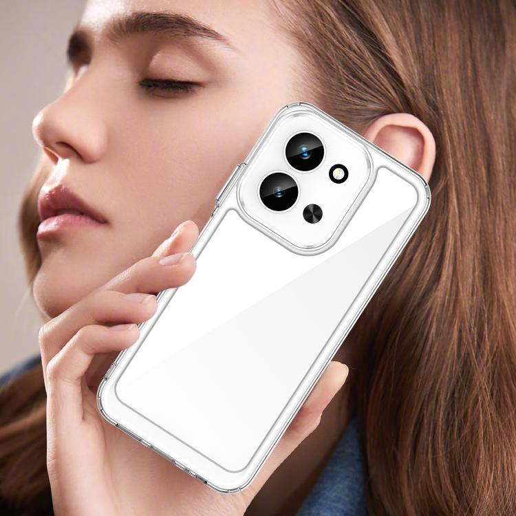 For Redmi 15C 5G / 4G EU 173mm Colorful Series Acrylic Hybrid TPU Phone Case