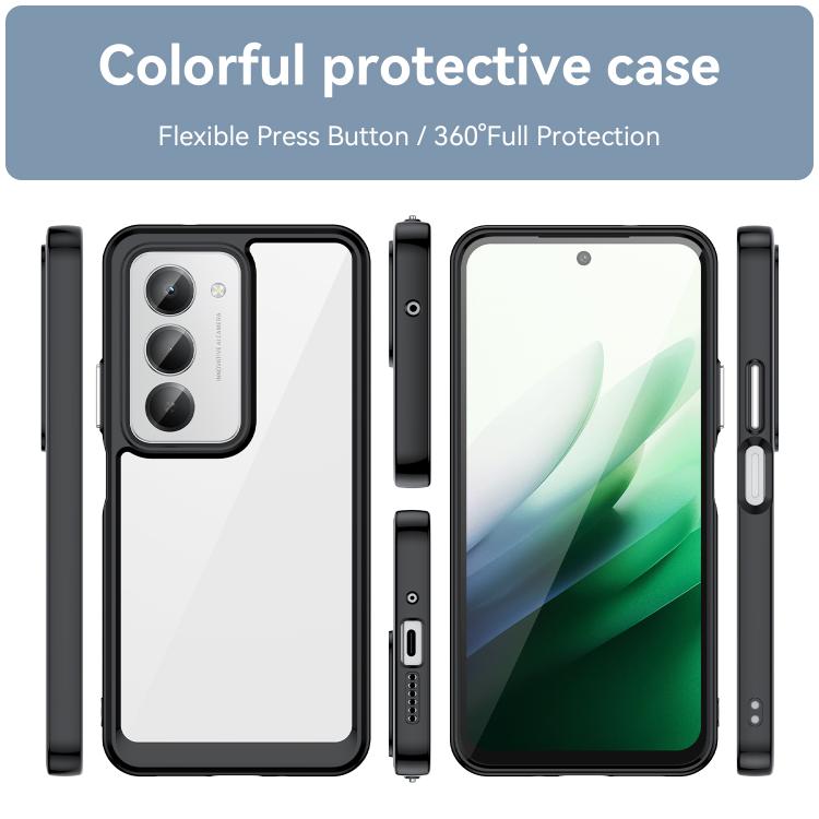 For Redmi 15 5G Global / 15 4G SEA Colorful Series Acrylic Hybrid TPU Phone Case