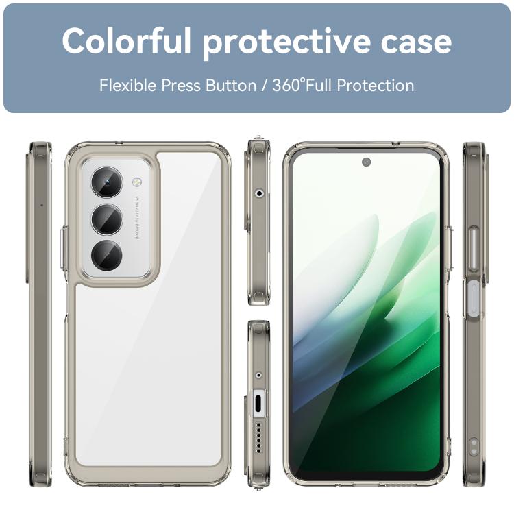 For Redmi 15 5G Global / 15 4G SEA Colorful Series Acrylic Hybrid TPU Phone Case