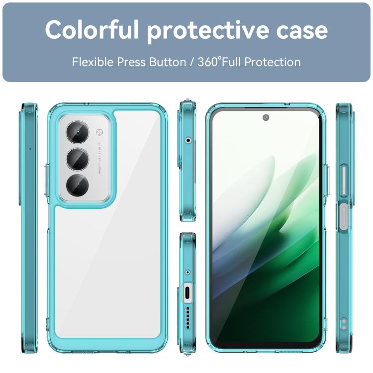 For Redmi 15 5G Global / 15 4G SEA Colorful Series Acrylic Hybrid TPU Phone Case