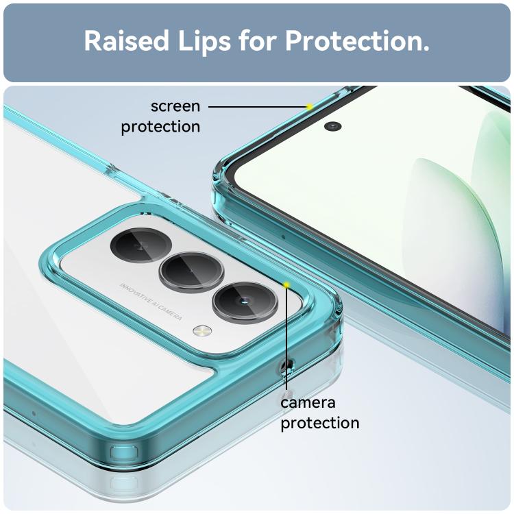 For Redmi 15 5G Global / 15 4G SEA Colorful Series Acrylic Hybrid TPU Phone Case