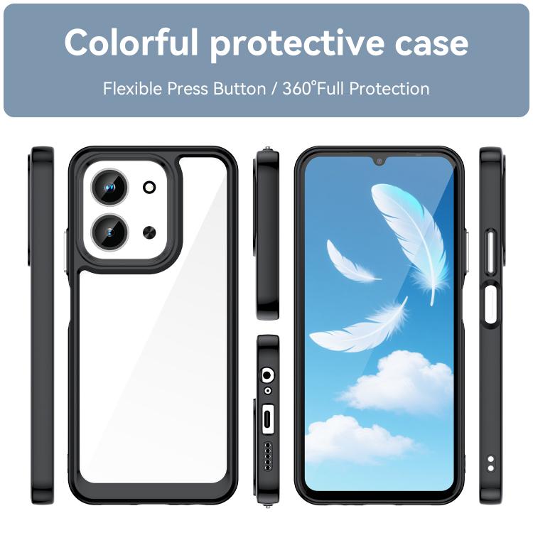 For Redmi 15C 5G / 4G Global 171mm Colorful Series Acrylic Hybrid TPU Phone Case