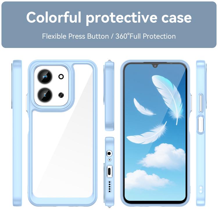 For Redmi 15C 5G / 4G Global 171mm Colorful Series Acrylic Hybrid TPU Phone Case