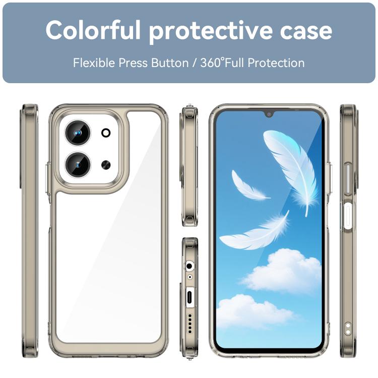For Redmi 15C 5G / 4G Global 171mm Colorful Series Acrylic Hybrid TPU Phone Case