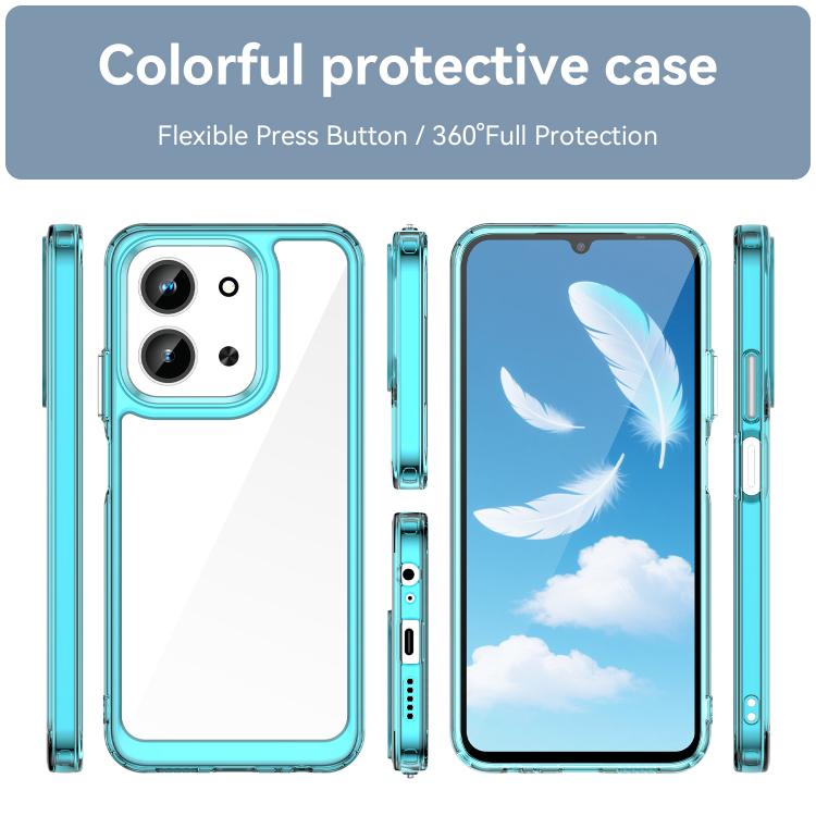 For Redmi 15C 5G / 4G Global 171mm Colorful Series Acrylic Hybrid TPU Phone Case